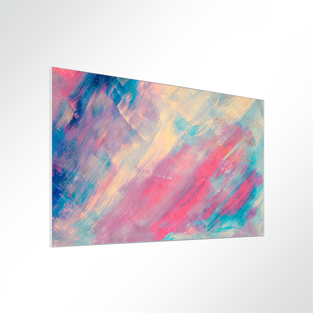 Artikelbild Absorberbild - Ein abstraktes weiß rotes Bild 50x50x5,5cm