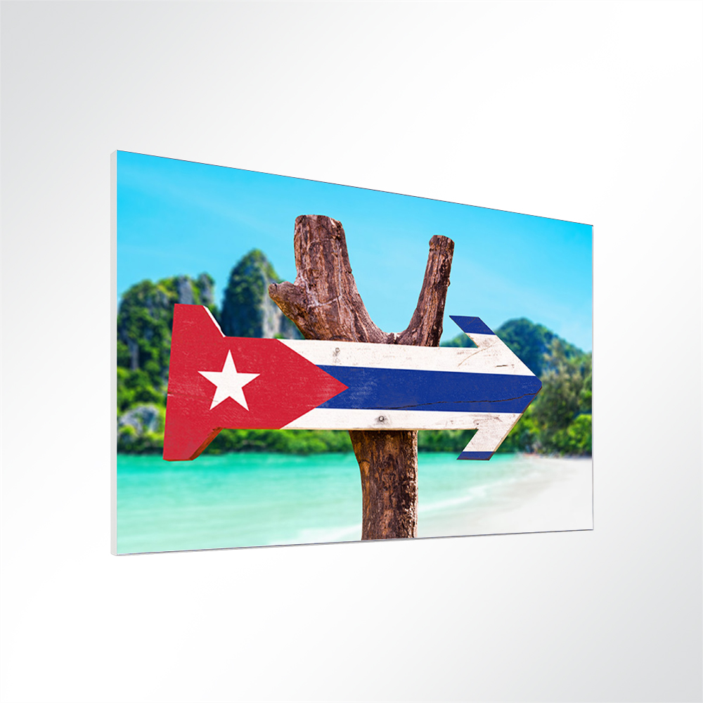 Artikelbild Absorberbild - Ein hölzernes Schild am Strand 50x50x5,5cm