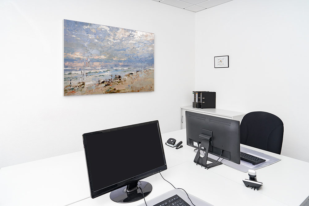 Artikelbild Absorberbild - Frank Wagner - Die Küste 50x50x5,5cm