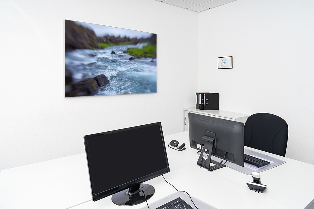 Artikelbild Absorberbild - Ein reißender Bach 50x50x5,5cm