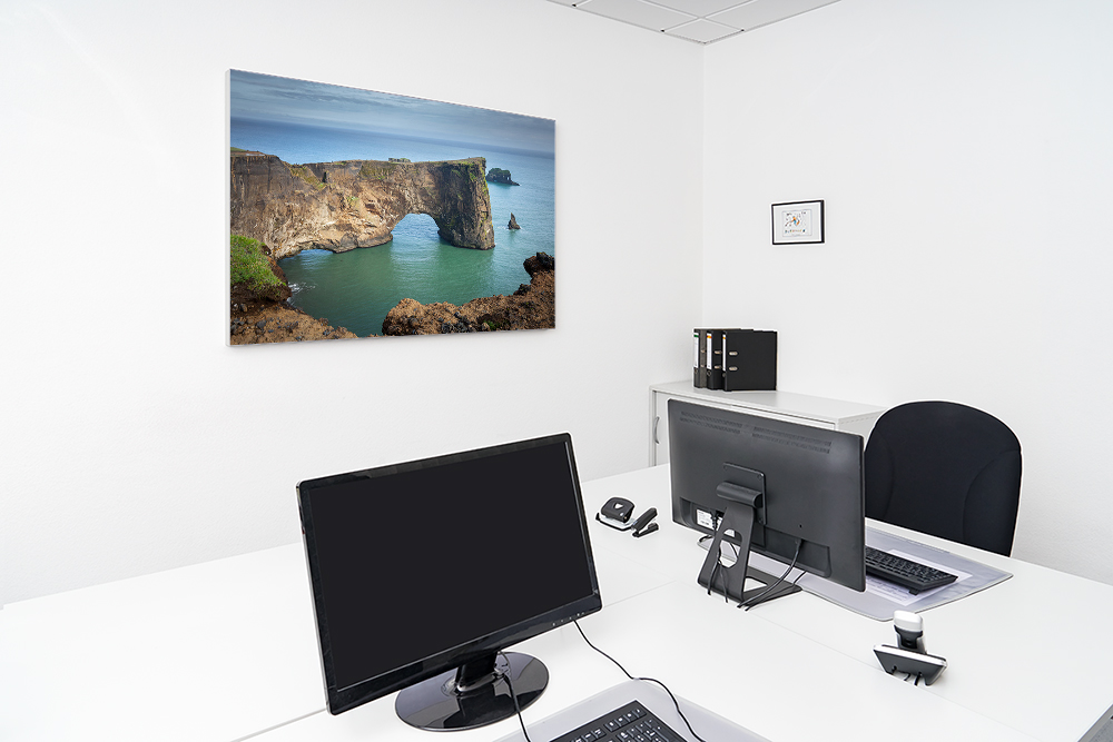 Artikelbild Absorberbild - Eine beeindruckende Felsküste 50x50x5,5cm