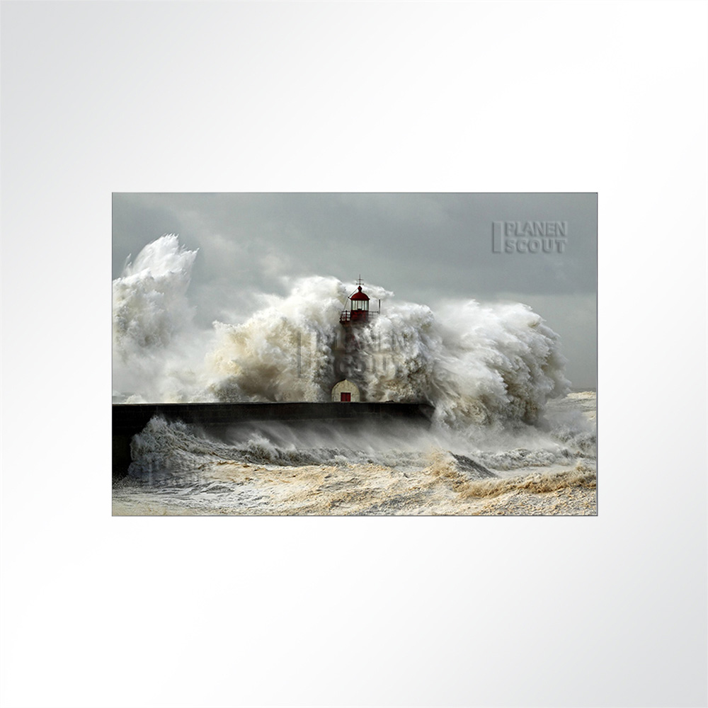 Artikelbild Absorberbild - Ein Leuchttürm im Sturm 50x50x5,5cm