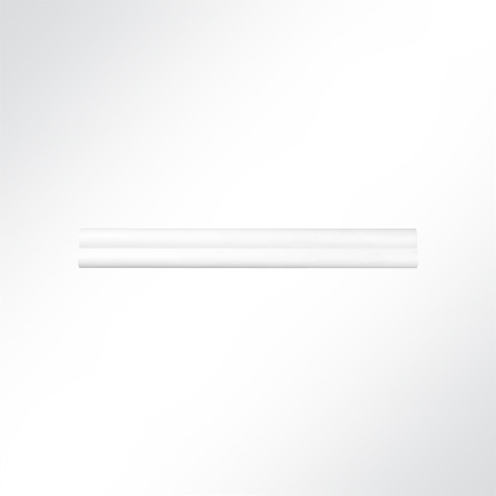 Artikelbild Doppelkederschiene Doppelkederleiste Kunststoff Weiß für Keder 5,0-8,0mm Länge 2m