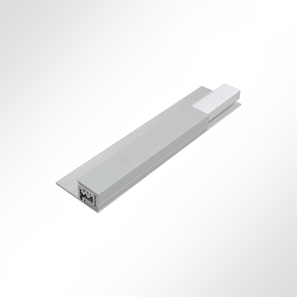 Artikelbild Aluminium Klemmschiene Klemmleiste mit Schutzprofil 3m
