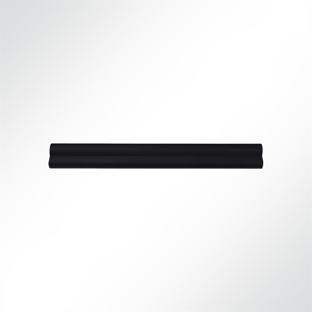 Artikelbild Doppelkederschiene Doppelkederleiste Kunststoff Schwarz für Keder 5,0-8,0mm Länge 3m