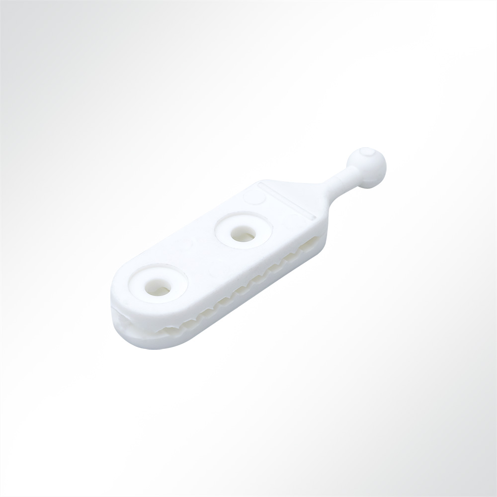 Artikelbild Kugelkopfgleiter Nylon weiß 12mm
