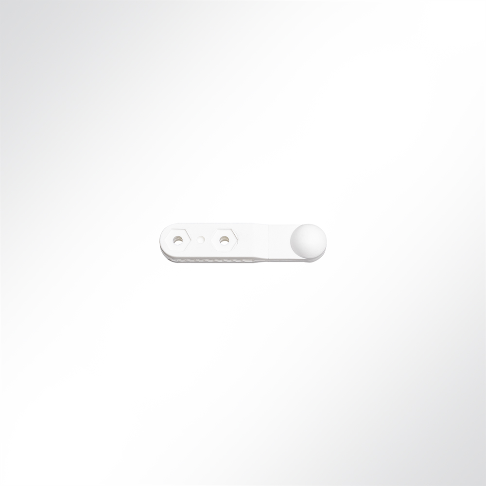 Artikelbild Kalottgleiter Nylon weiß 15mm