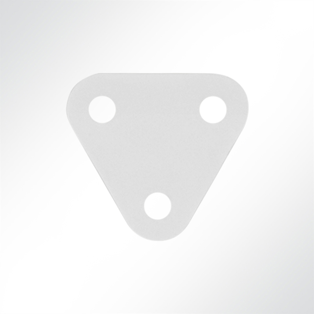 Artikelbild Dreieckige Nietunterlage für Doppelrollen