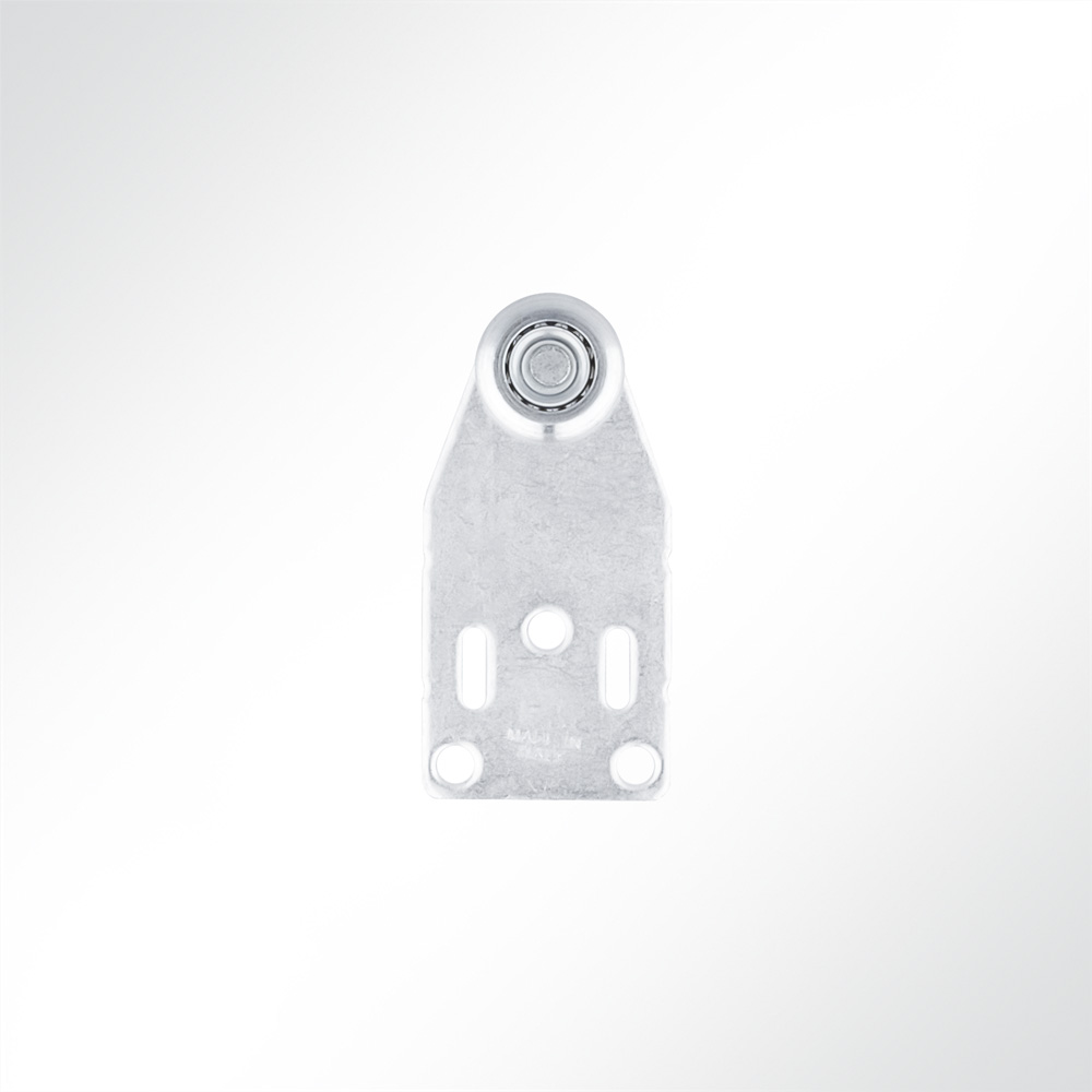 Artikelbild Laufrolle Vorhangrolle Führungsrolle verzinkt für Laufschiene 35x30mm