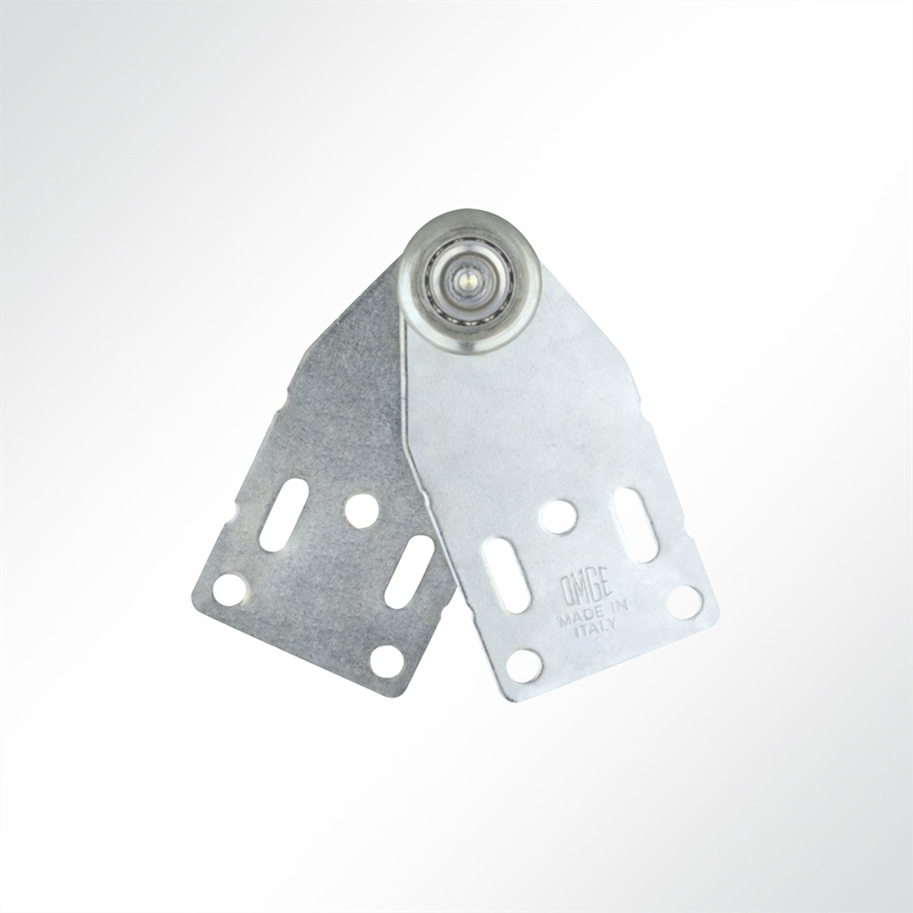 Artikelbild Laufrolle Vorhangrolle Führungsrolle verzinkt für Laufschiene 35x30mm