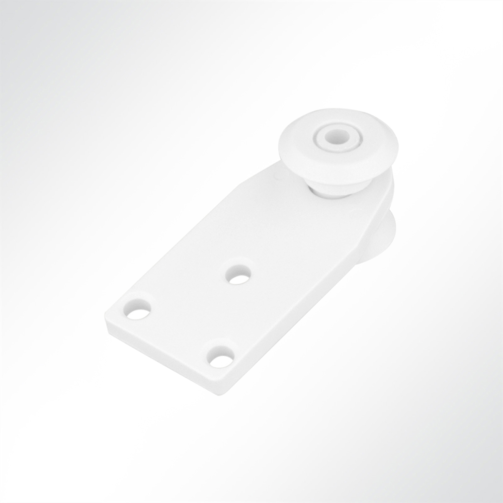 Artikelbild Laufrolle Vorhangrolle Führungsrolle Kunststoff Nylon für Laufschiene 35x30mm