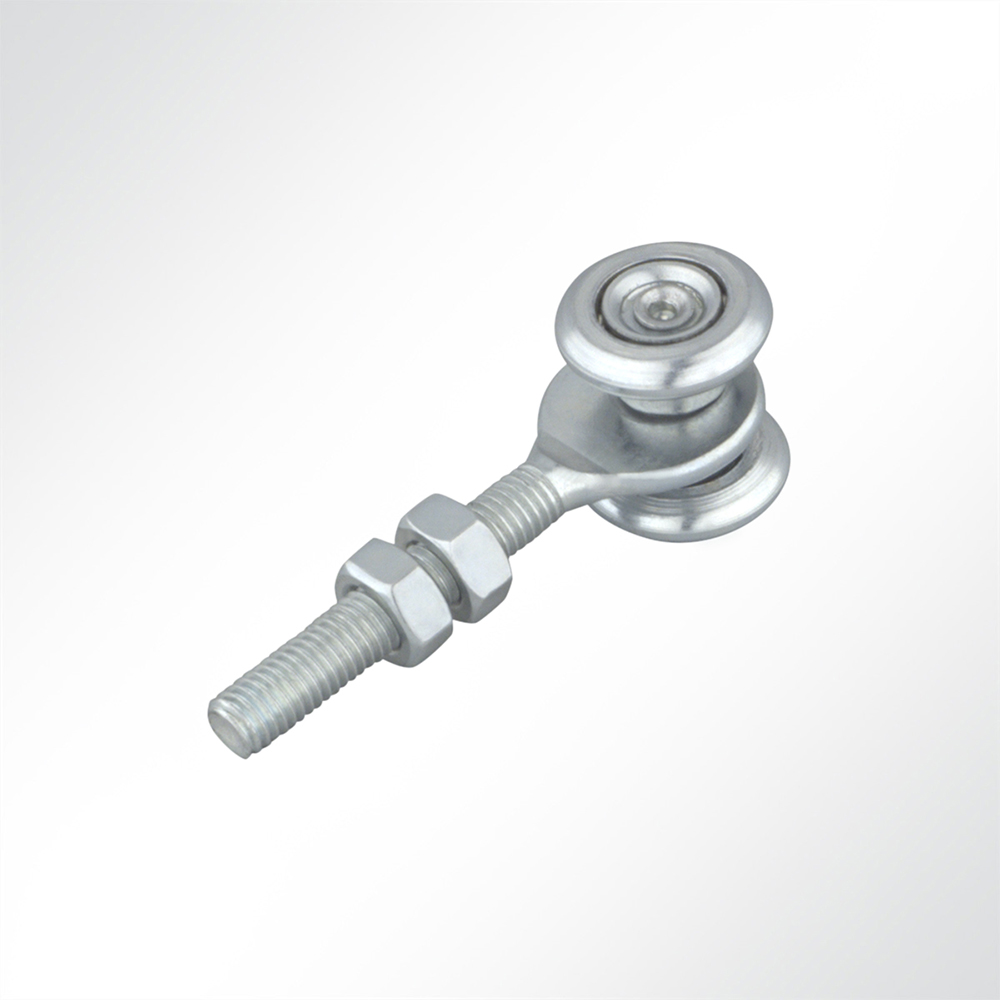 Artikelbild Laufrolle Vorhangrolle Führungsrolle verzinkt für Laufschiene 35x30mm M10