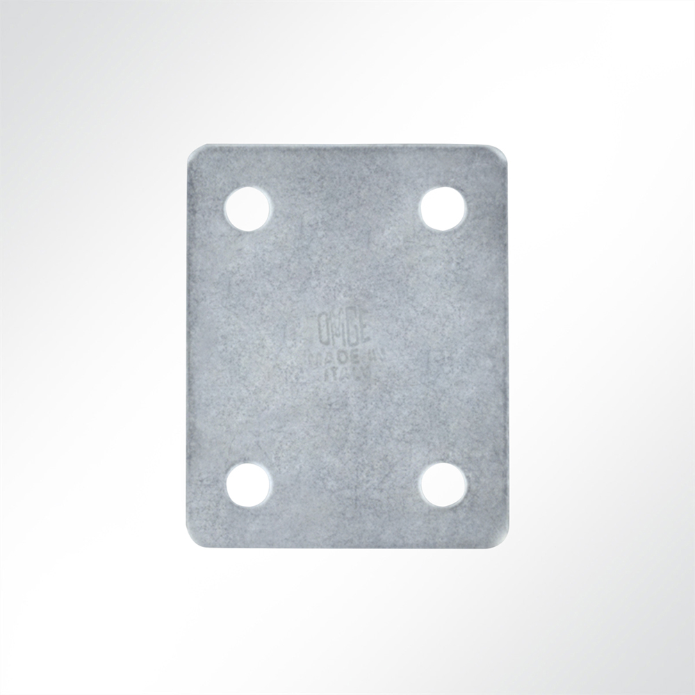 Artikelbild Gegenplatten verzinkt 43x38mm für 4-Fachrolle Profil 35x30mm