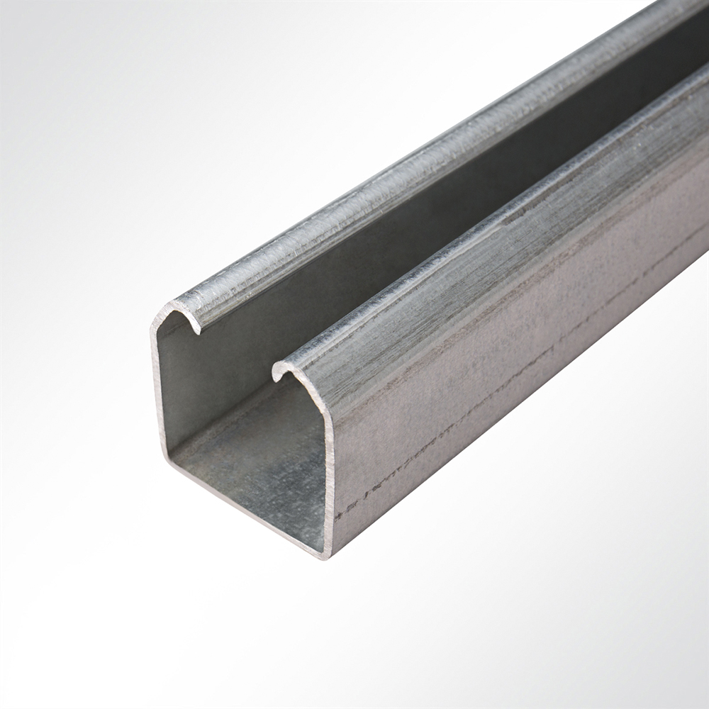 Artikelbild Laufschiene Schiebetür Schiene verzinkt 48x48 mm Länge 2m Schiebetor Schiebetür Hallentor