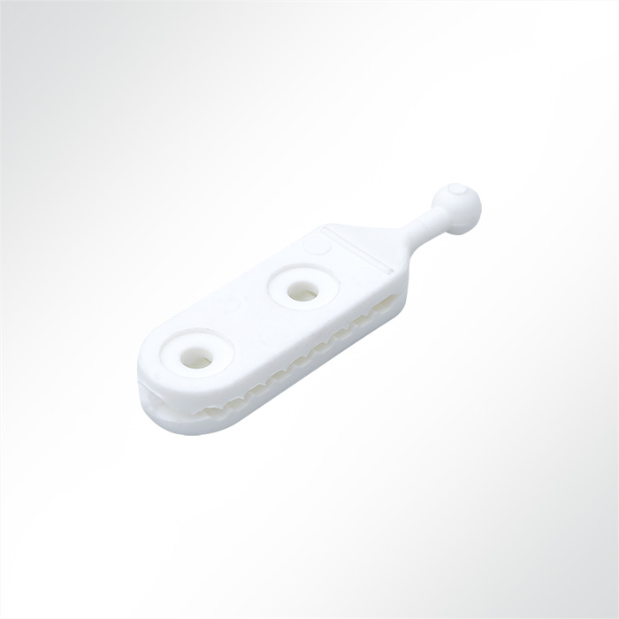 Kugelkopfgleiter Schienengleiter Kunststoff weiß