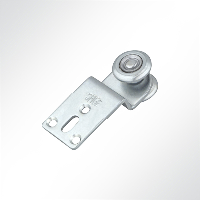 Doppelrolle mit versetzter Platte verzinkt für Laufschiene 35x30mm 35kg je Laufwerk