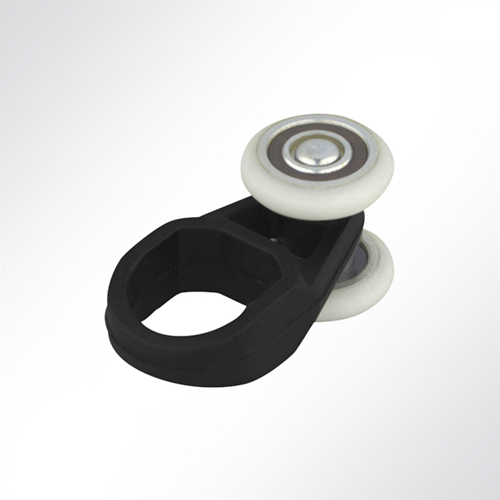 Doppelrolle Kunststoff mit Öse für Laufschiene 35x30mm 25kg je Laufwerk