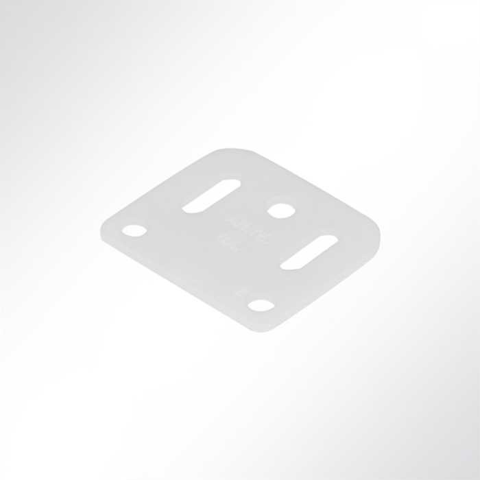 Gegenplatten für Doppelrollen für Laufschiene 35x30mm