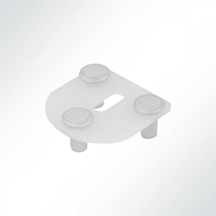 Gegenplatten 40x35mm für 4-Fachrolle Profil 35x30mm