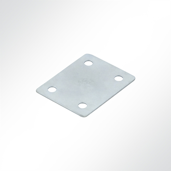 Gegenplatten verzinkt für Vierfachrolle Profil 35x30mm