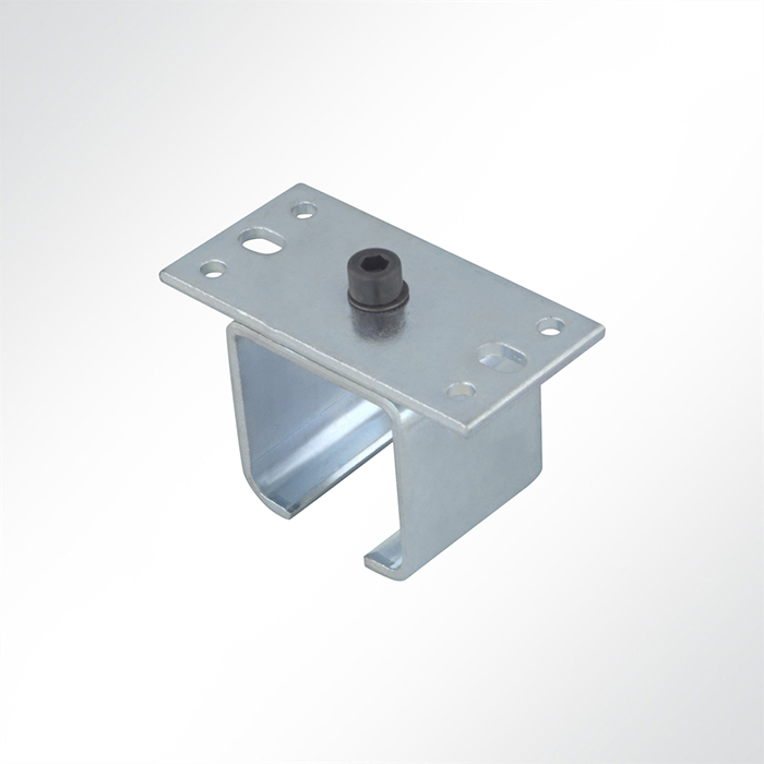 Schienenhalter für Deckenbefestigung Profil 48x48mm