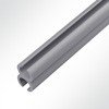 Vorschau Doppelkederschiene Doppelkederleiste Kunststoff Schwarz für Keder 5,0-8,0mm Länge 3m grau