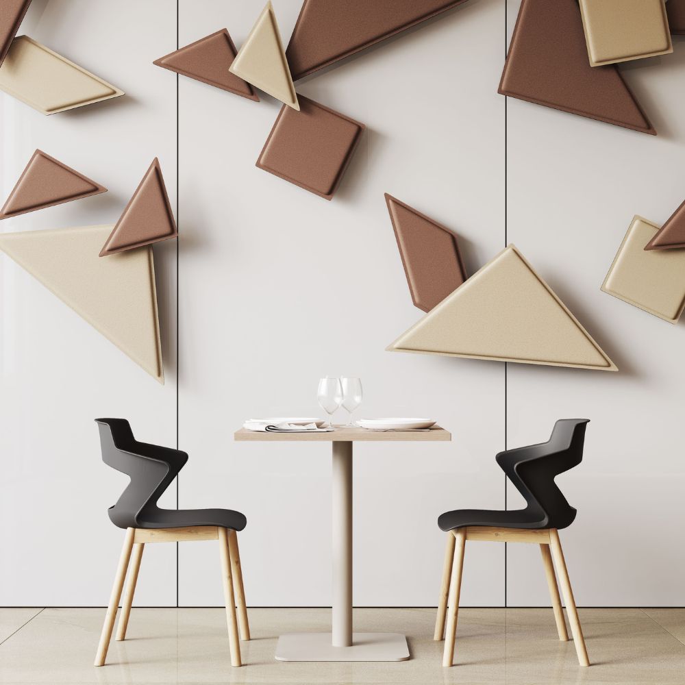 Artikelbild QP Tangram Akustikpaneele Akustikplatten ohne Montage-Kit Gelb 0053