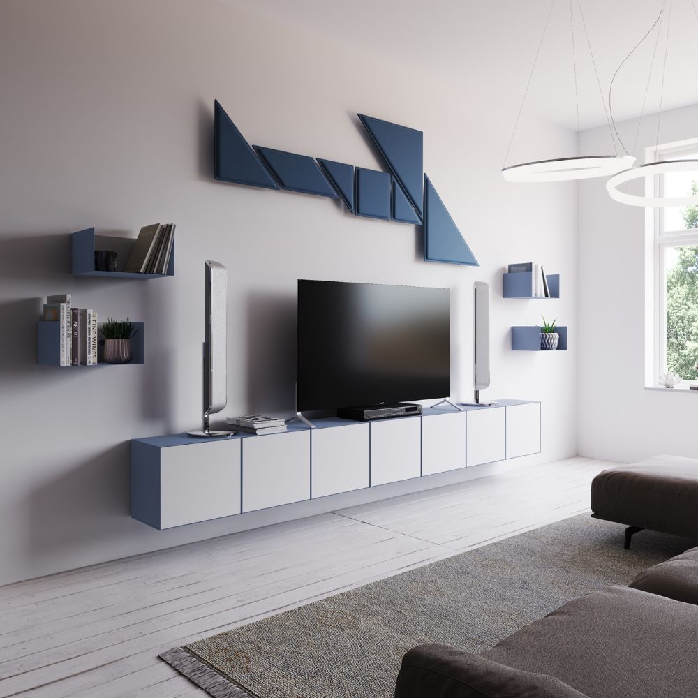 Artikelbild QP Tangram Akustikpaneele Akustikplatten ohne Montage-Kit Gelb 0053