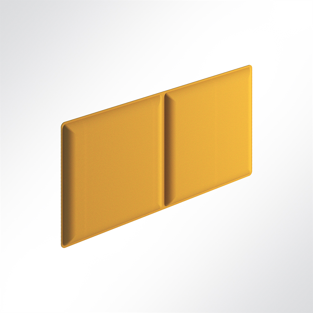 Artikelbild QP Square Akustikpaneele Akustikplatten Schallabsorber 59x118cm Gelb 0053 VE 2 Stück