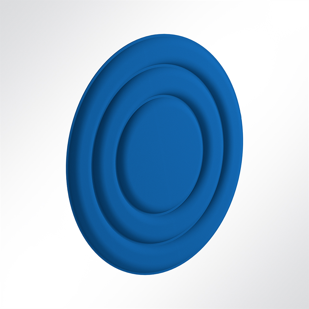 Artikelbild QP Circle Akustikpaneele Akustikplatten Schallabsorber Ø120cm Blau 0331