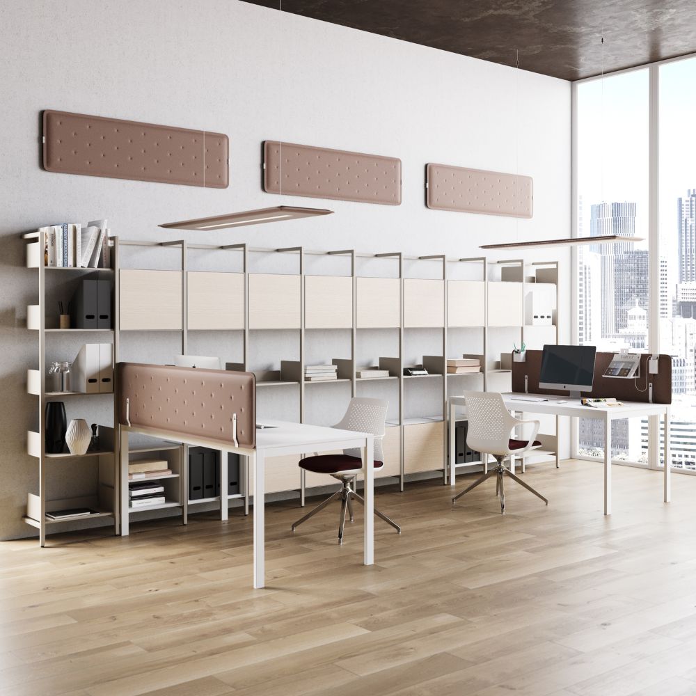 Artikelbild QP Flat Single Akustikpaneele Akustikplatten Schallabsorber 60x40cm Orange 0120