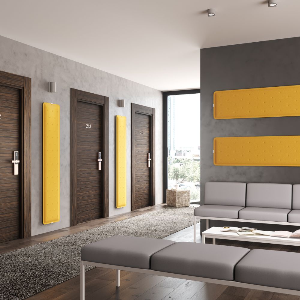 Artikelbild QP Flat Single Akustikpaneele Akustikplatten Schallabsorber 60x40cm Orange 0120