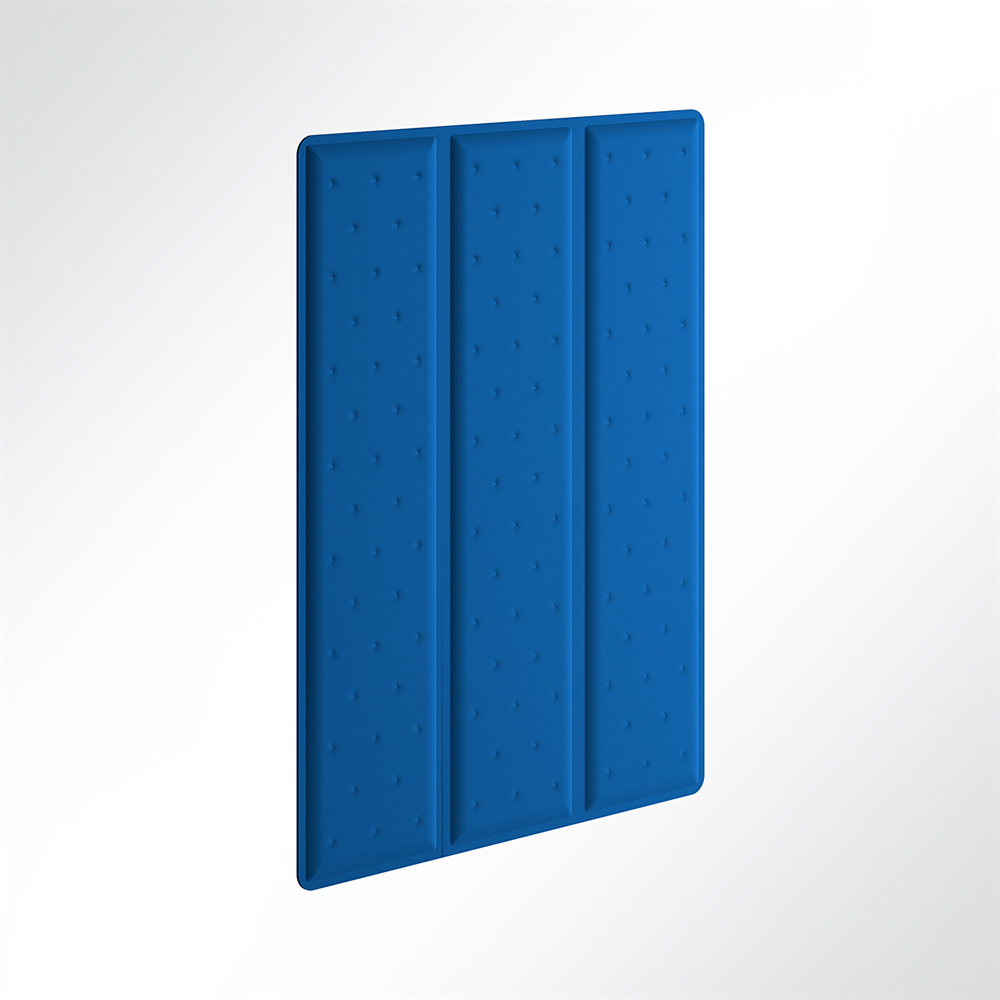 Artikelbild QP Flat Triple Akustikpaneele Akustikplatten Schallabsorber 60x120cm Blau 0331
