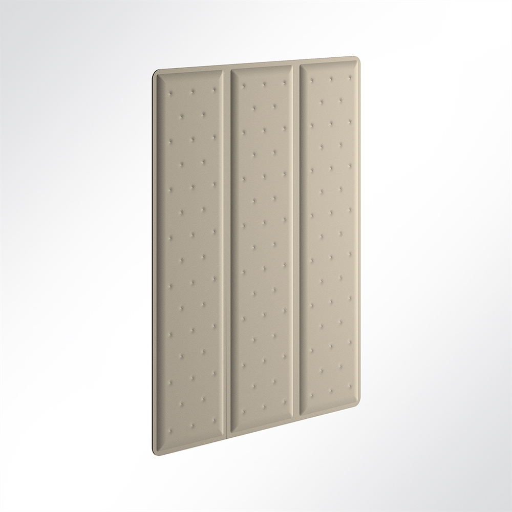 Artikelbild QP Flat Triple Akustikpaneele Akustikplatten Schallabsorber 60x120cm Elfenbein 0532