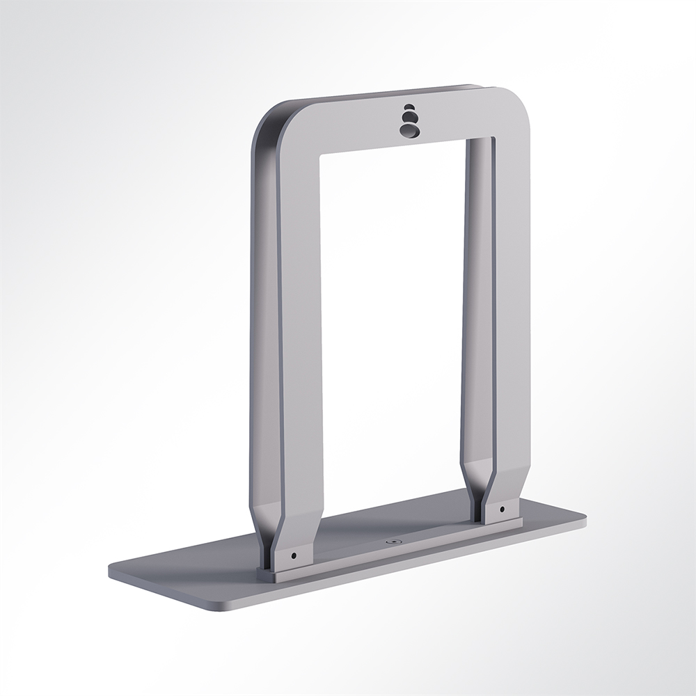 Artikelbild QP Akustikpaneele-Halterung bündig zur Wand für Single Paneel Grau 7035