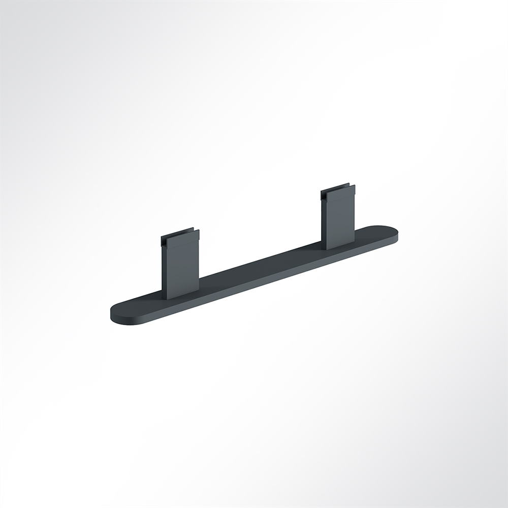 Artikelbild QP Akustikpaneele Booth-Mode Fuß-Verbinder von 2 Paneelen Schwarz 7016