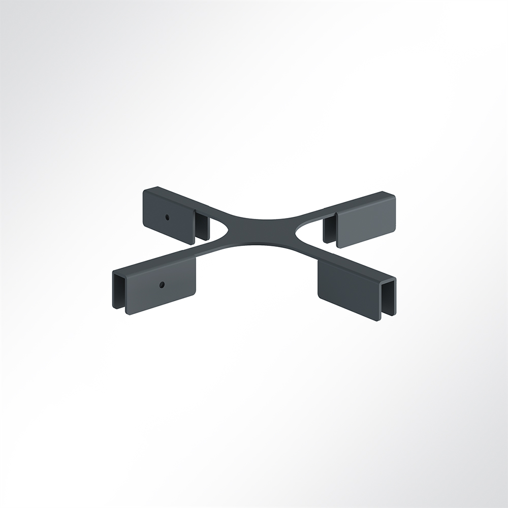 Artikelbild QP Akustikpaneele Booth-Mode Kopf-Verbinder von 4 Paneelen Schwarz 7016