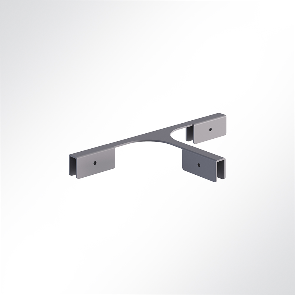 Artikelbild QP Akustikpaneele Booth-Mode Kopf-Verbinder von 3 Paneelen Grau 7035