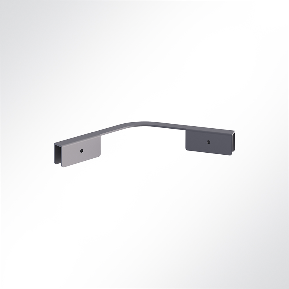 Artikelbild QP Akustikpaneele Booth-Mode Kopf-Verbinder von 2 Paneelen 120° Grau 7035