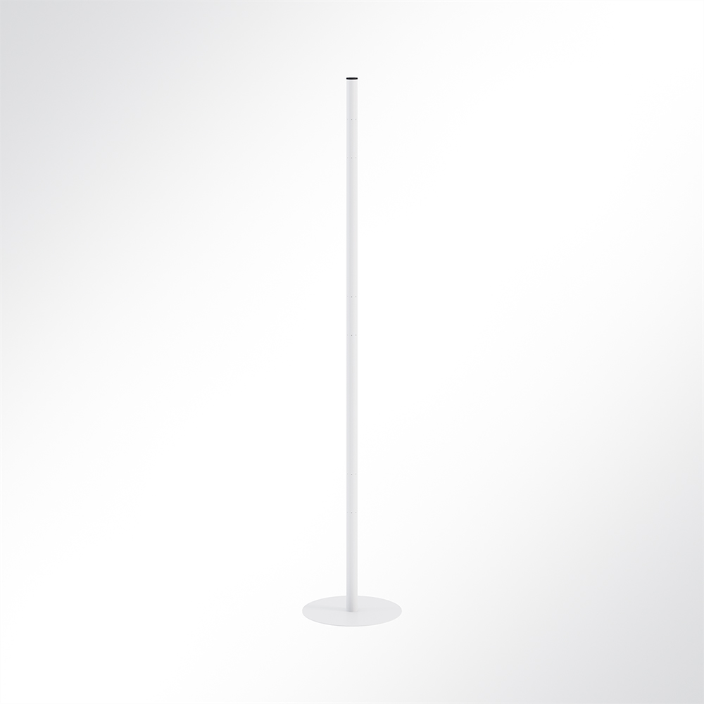 Artikelbild QP Akustikpaneele Pole-Mode Stange Ø4cm Höhe 180cm Fuß Ø34cm Weiß 9003