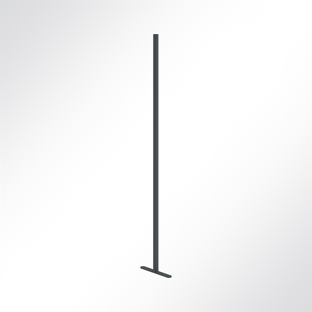 Artikelbild QP Akustikpaneele Pole-Mode Stange Ø4cm Höhe 180cm Fuß L: 34cm Schwarz 7016