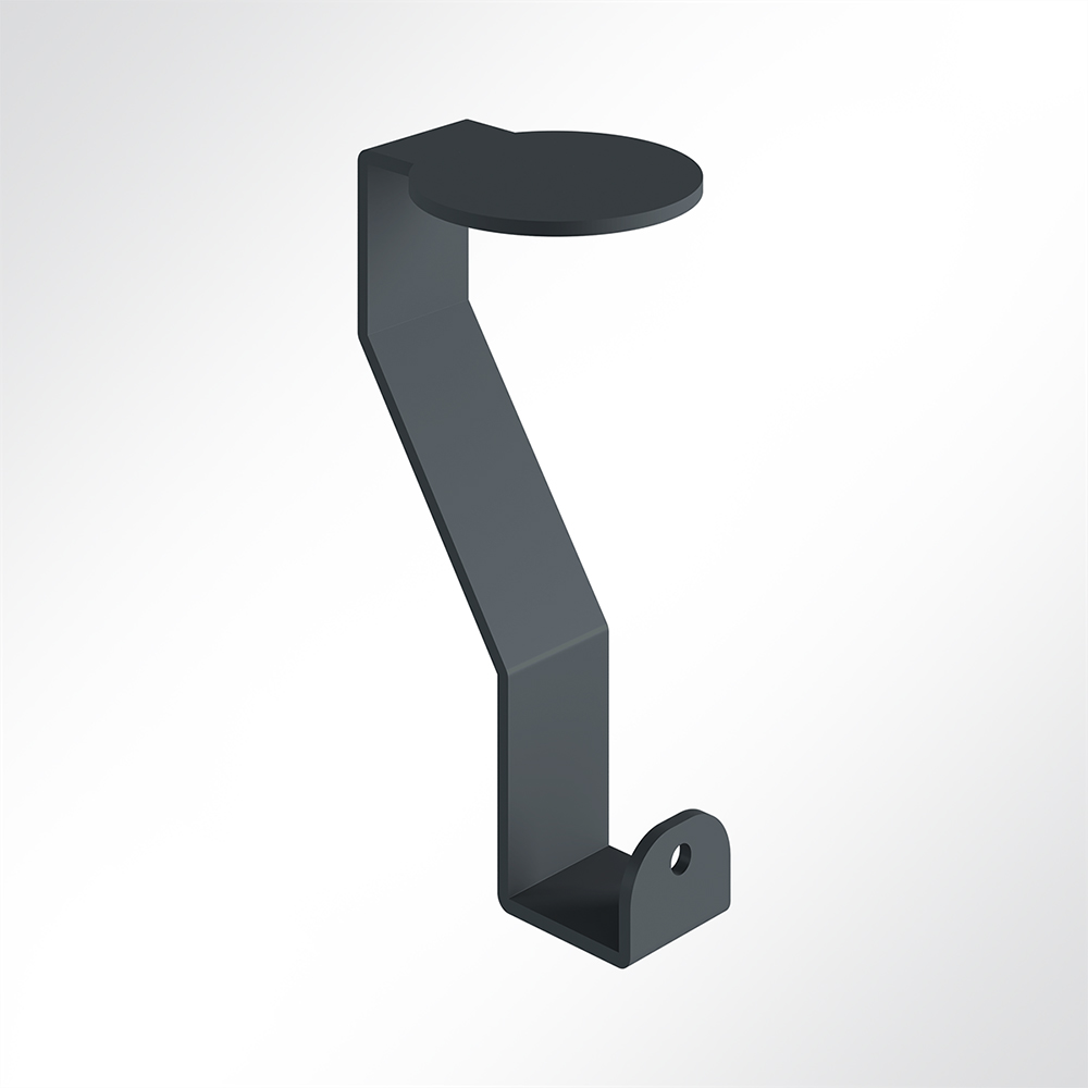 Artikelbild QP Akustikpaneele Desking Haken für Taschen Schwarz 7016