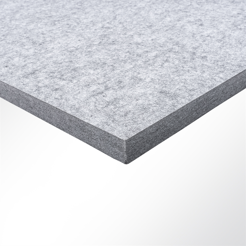 Artikelbild Bluefiber PAD PET Vlies Akustikplatten Schallabsorber 4000g/m² 25mm B1 Silbergrau 1200x600mm