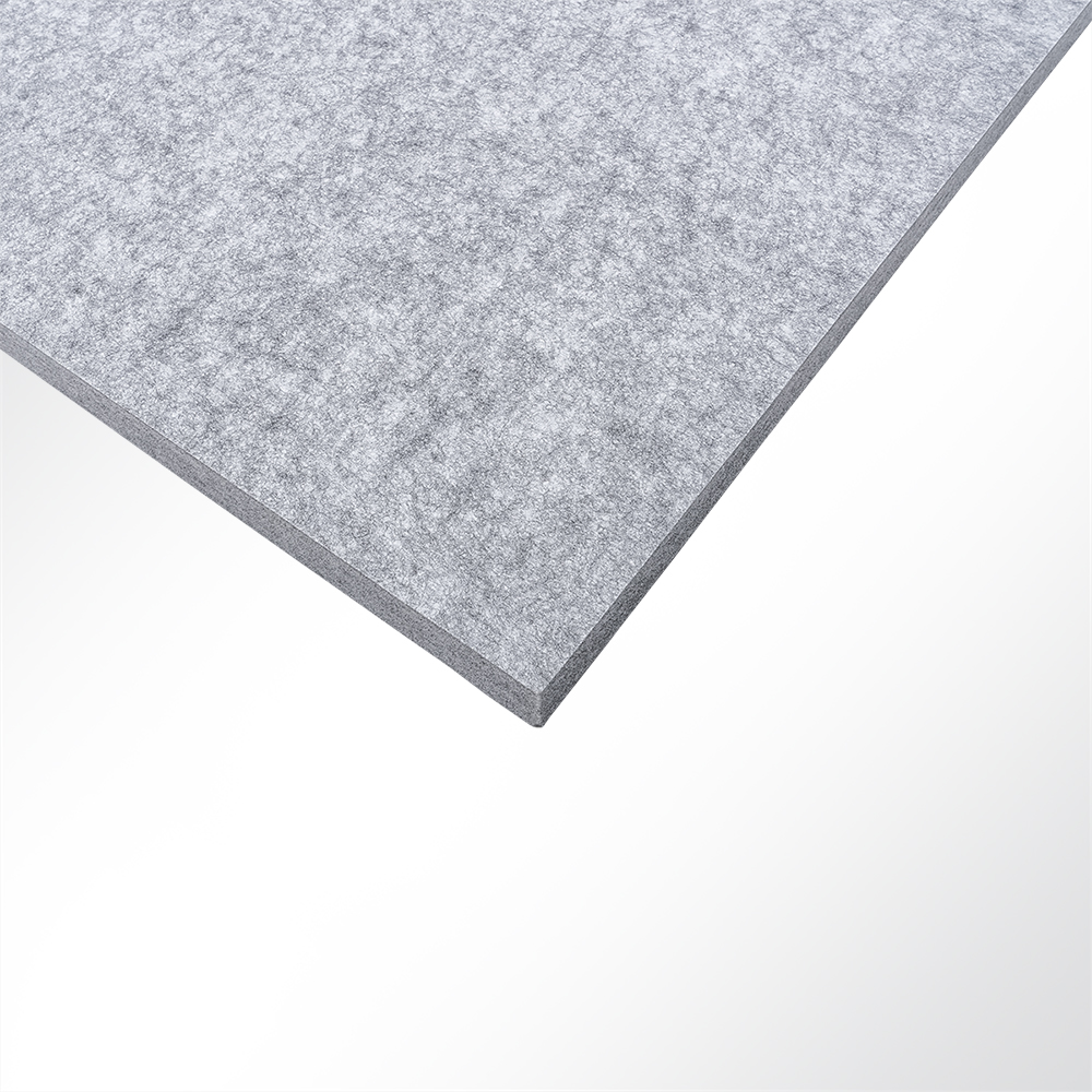 Artikelbild Bluefiber PAD PET Vlies Akustikplatten Schallabsorber 4000g/m² 25mm B1 Silbergrau 1200x600mm