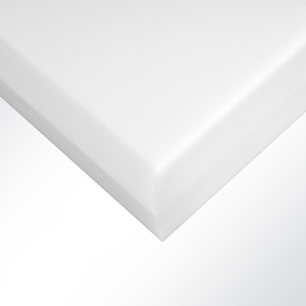 Artikelbild Schallabsorber Basotect® 100x50x3cm weiss 45° Fase Schallschutz Schalldämmung Akustikschaumstoff für Wand und Decke