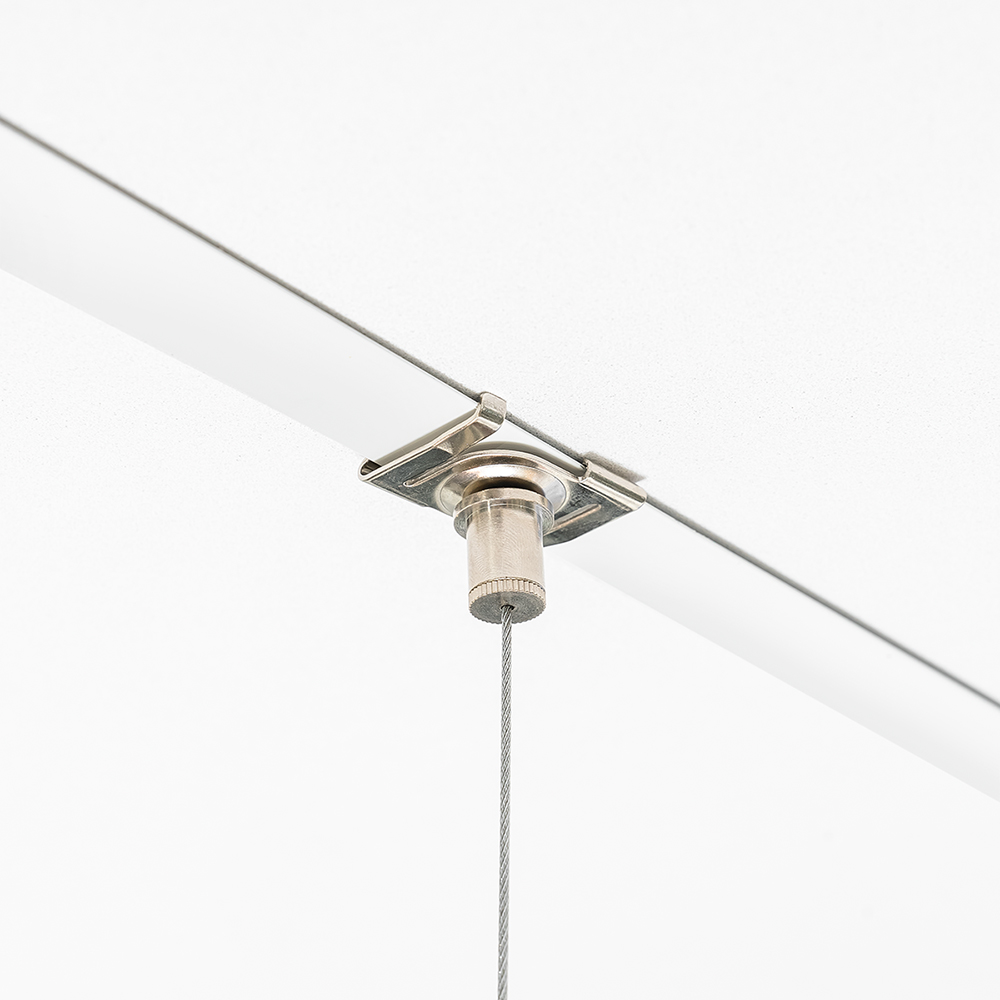 Artikelbild QP Schallabsorber Basotect® Paneel 100x50x10cm mit Abhängeset weiß