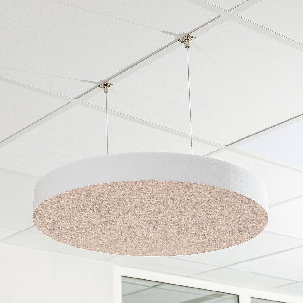 Artikelbild QP Schallabsorber Basotect® Kreis 600mm Camira Blazer St Andrews mit Abhängeset