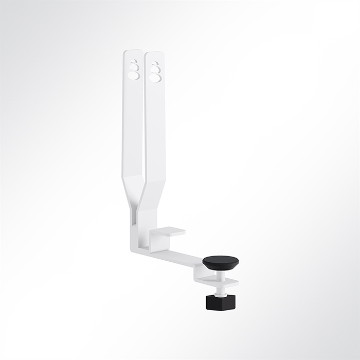 QP Akustikpaneele Desking 2er Set Paneel-Klemmen verlängert für Schreibtisch-Front