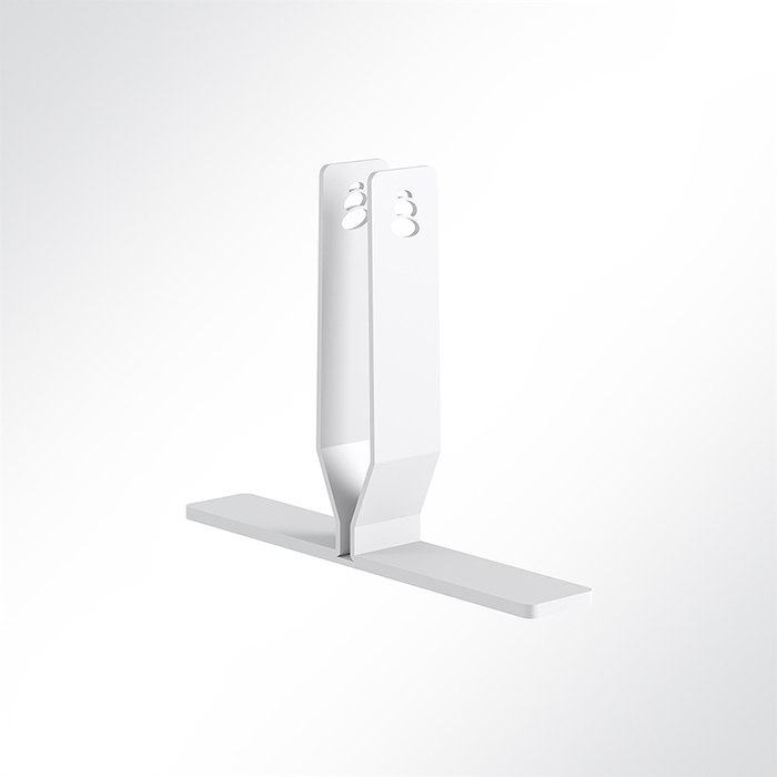 QP Akustikpaneele Desking 2er Set Paneel-Ständer für Schreibtisch-Unterteilung