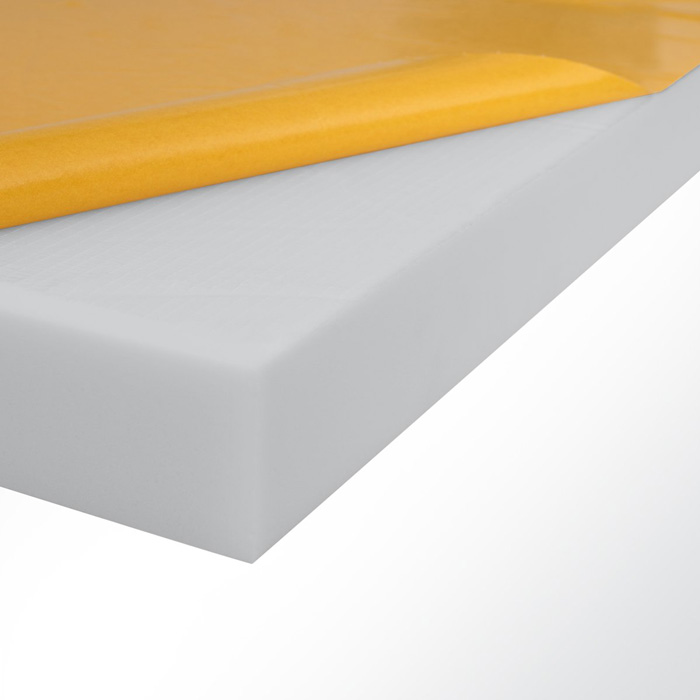 Schaumstoff aus Basotect® hellgrau selbstklebend